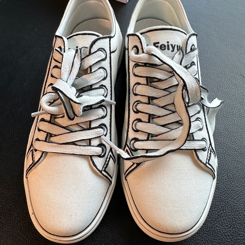 Feiyue White Canvas Sneakers